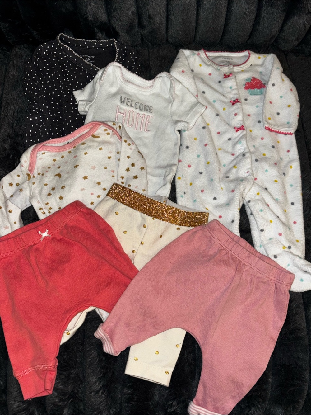 Newborn Baby One-Piece Sleeper, Onesies & Pants Set